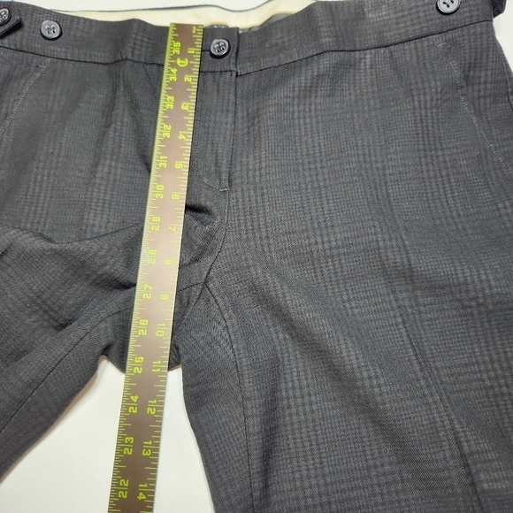 Theory Elkers Plaid Pant Wool Blend Wide Leg, Size 10 - Picture 9 of 14